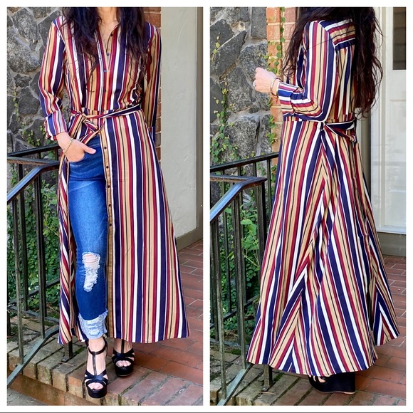 Boho Chic Gorgeous open Shirt duster Dress - Picture 5 of 13